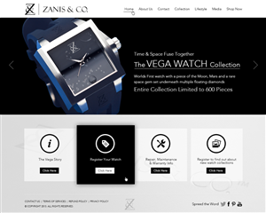 Web Design by Latest Design Ideas for Zanis & Co | Design: #2220215
