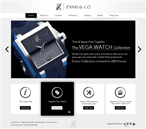 Web Design by Latest Design Ideas for Zanis & Co | Design: #2220222