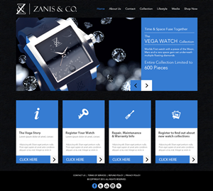 Web Design by Latest Design Ideas for Zanis & Co | Design: #2220611