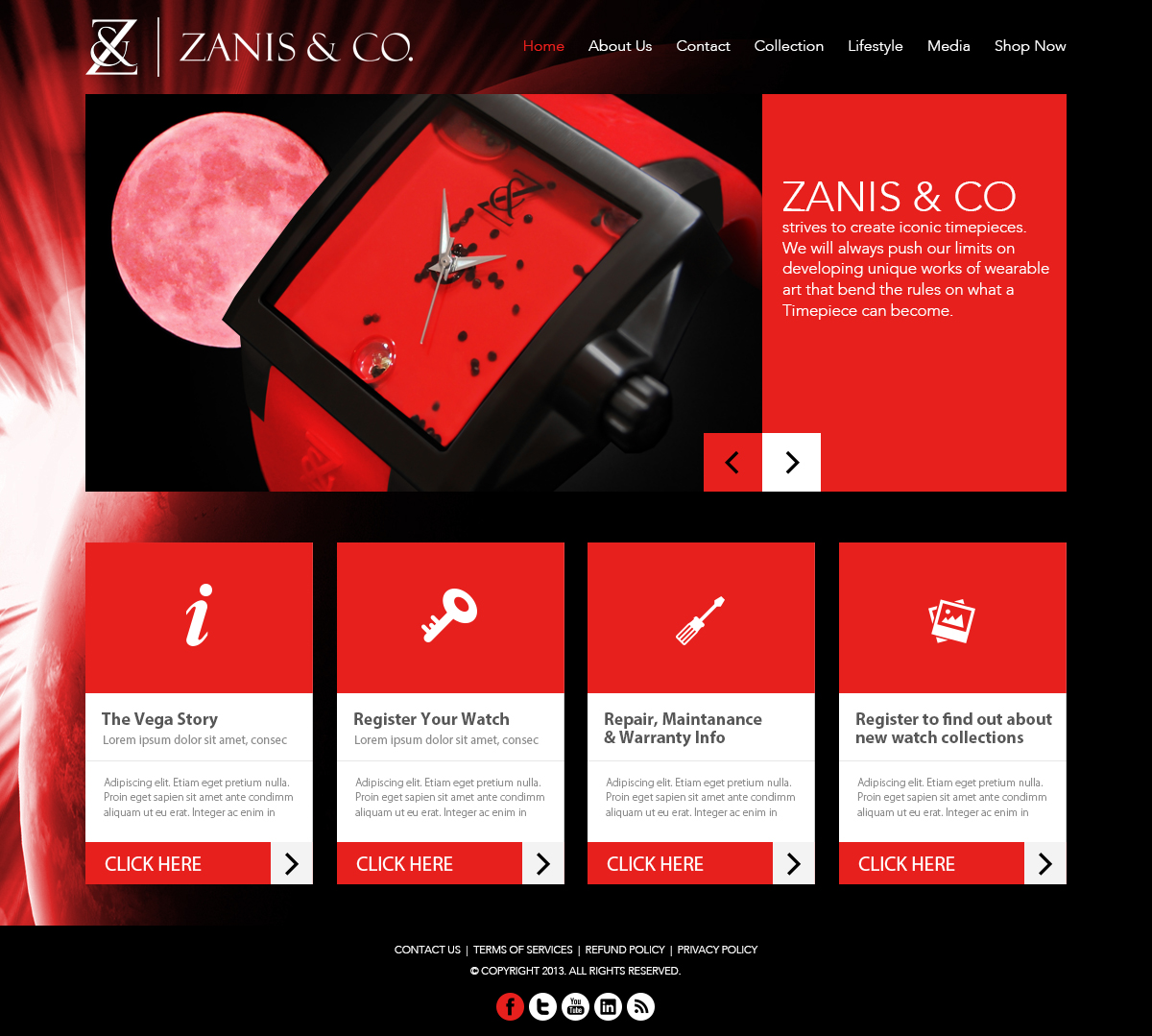 Web Design by Latest Design Ideas for Zanis & Co | Design #2220616