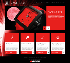 Web Design by Latest Design Ideas for Zanis & Co | Design: #2220616