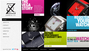 Design a New Site for a very cool Watch | Web Design by Latest Design Ideas
