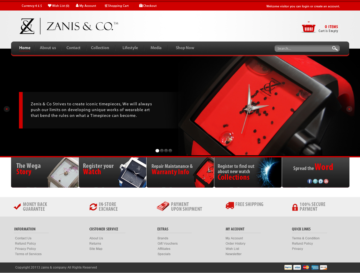 Web-Design von Tariq Shamim für Zanis & Co | Design #2218069