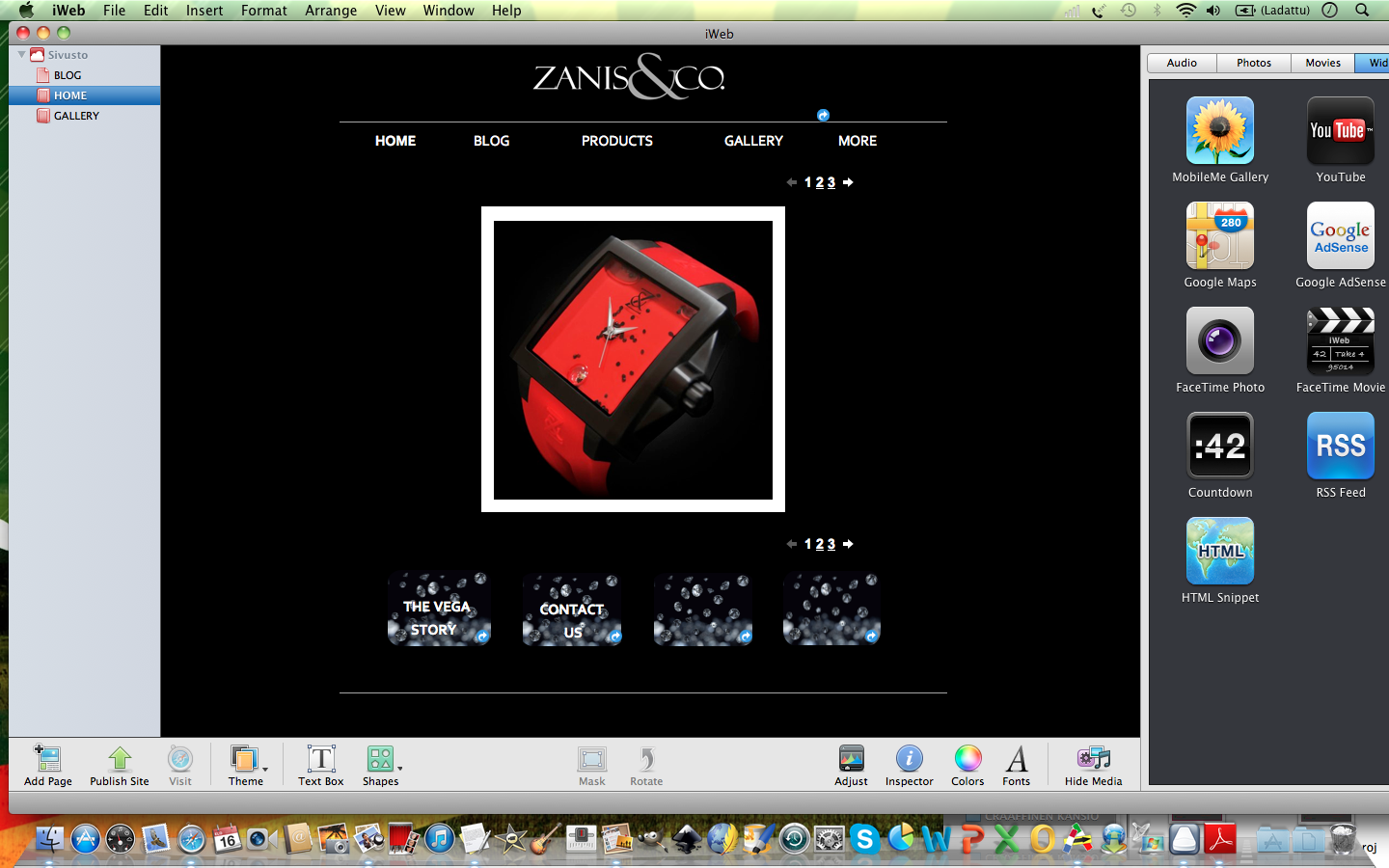 Web Design par Nicholas Vichencho pour Zanis & Co | Design #2229699