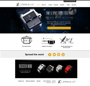 Web Design by weathered83 for Zanis & Co | Design: #2219986