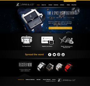 Web Design by weathered83 for Zanis & Co | Design: #2220648