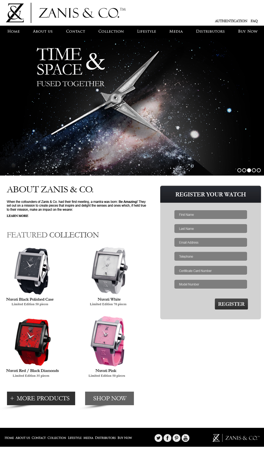 Diseño Web por jeckx2 para Zanis & Co | Diseño #2337376