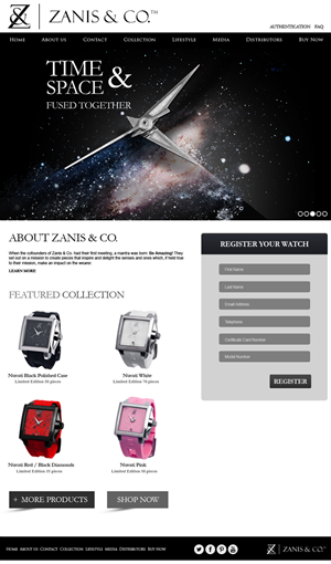 Web Design by jeckx2 for Zanis & Co | Design: #2337376