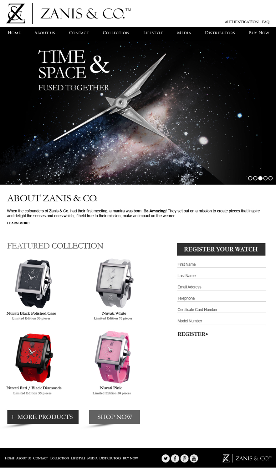 Web Design par jeckx2 pour Zanis & Co | Design #2342458