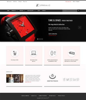 Web Design by Da Miracle for Zanis & Co | Design #2232703