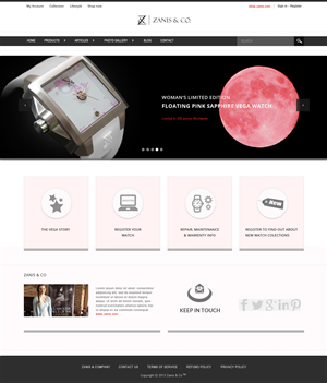 Web Design by Da Miracle for Zanis & Co | Design: #2232708