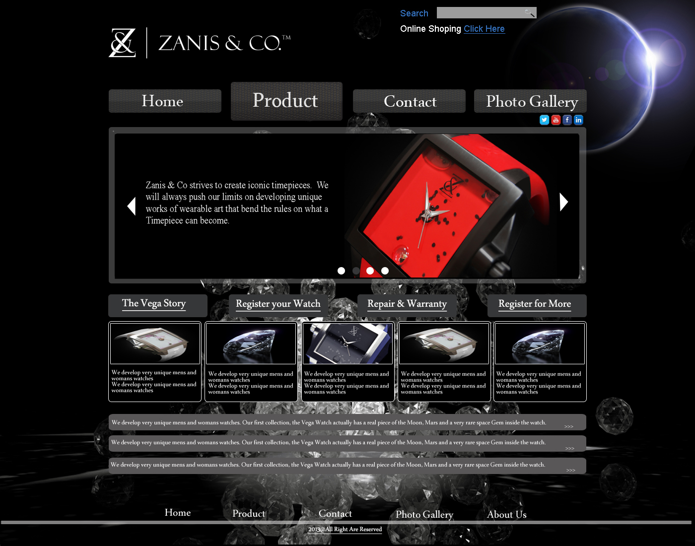 Web-Design von Asad Ali für Zanis & Co | Design #2225471