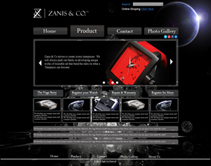 Web Design by Asad Ali for Zanis & Co | Design: #2225471
