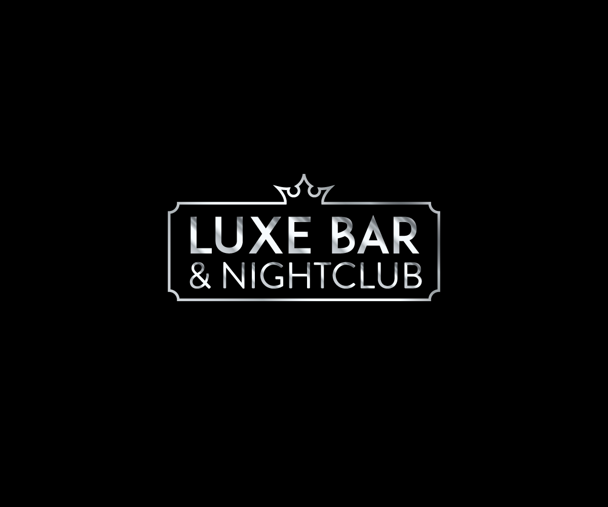 modern upmarket hospitality logo design for luxe bar nightclub