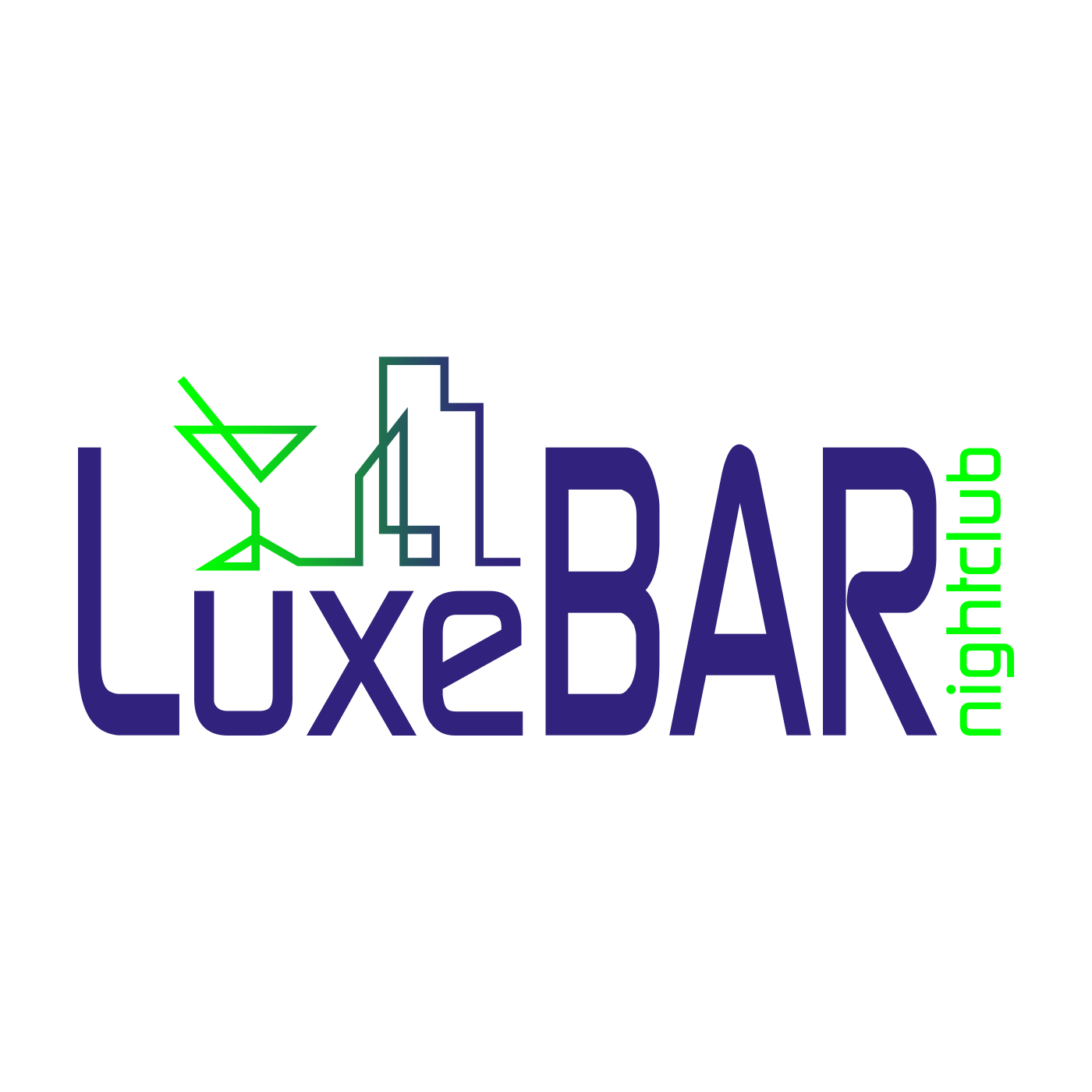 Logo Design by Darlise for Luxe Bar & Nightclub | Design #10540508