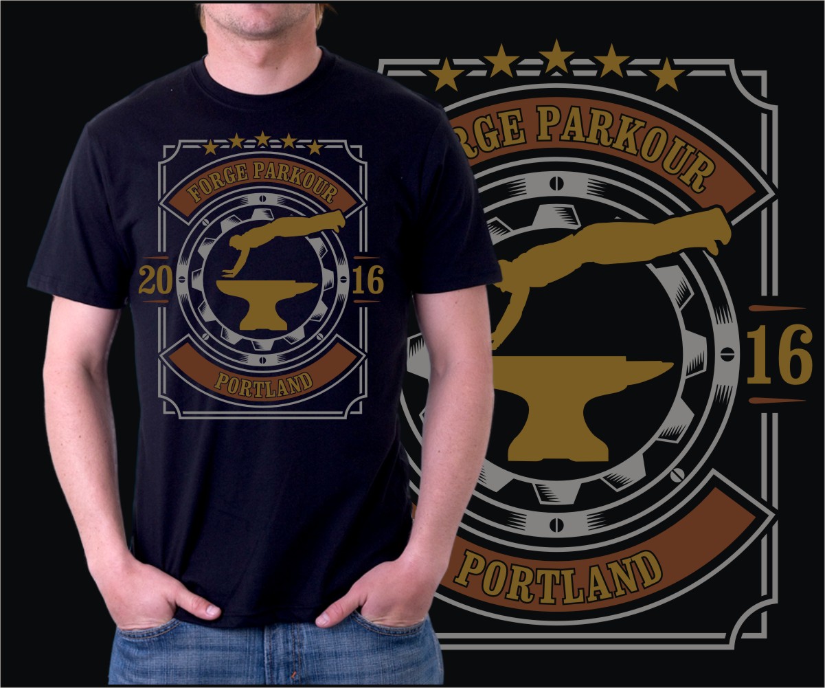 T-shirt Design by Rox Art Design for Forge Parkour | Design #10534027