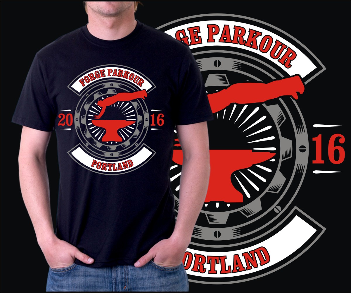 T-shirt Design by Rox Art Design for Forge Parkour | Design #10539606