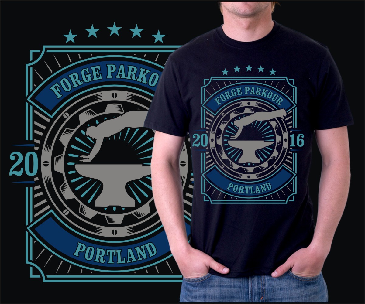T-shirt Design by Rox Art Design for Forge Parkour | Design #10540000