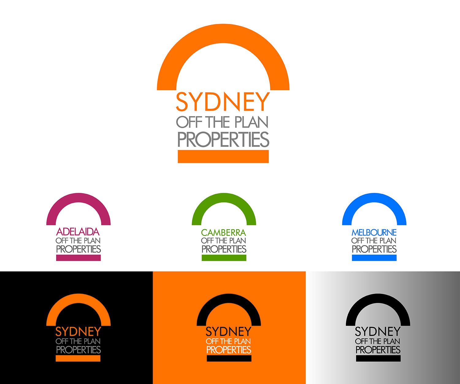 Modern, Professional, Real Estate Logo Design for Sydney Off The ... Modern, Professional, Real Estate Logo Design for Sydney Off The ...