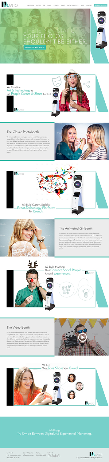 Diseño Web por RupalTechno para Smile Lounge Photo Booth | Diseño #10568874