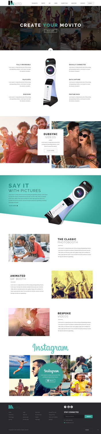 Diseño Web por pb para Smile Lounge Photo Booth | Diseño #10514813