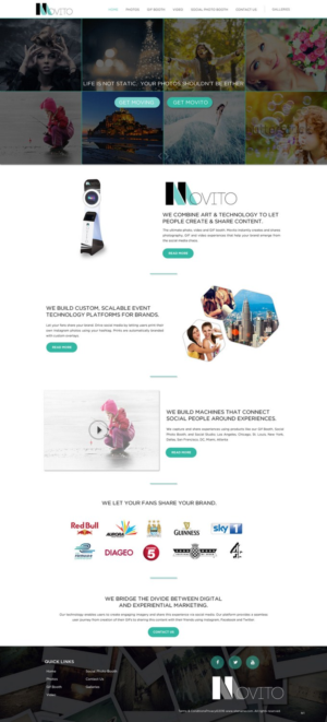 Web Design by pb for Smile Lounge Photo Booth | Design: #10520881