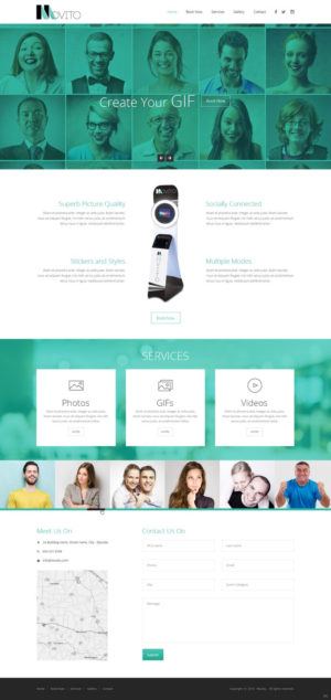 Web Design by pb for Smile Lounge Photo Booth | Design: #10520882