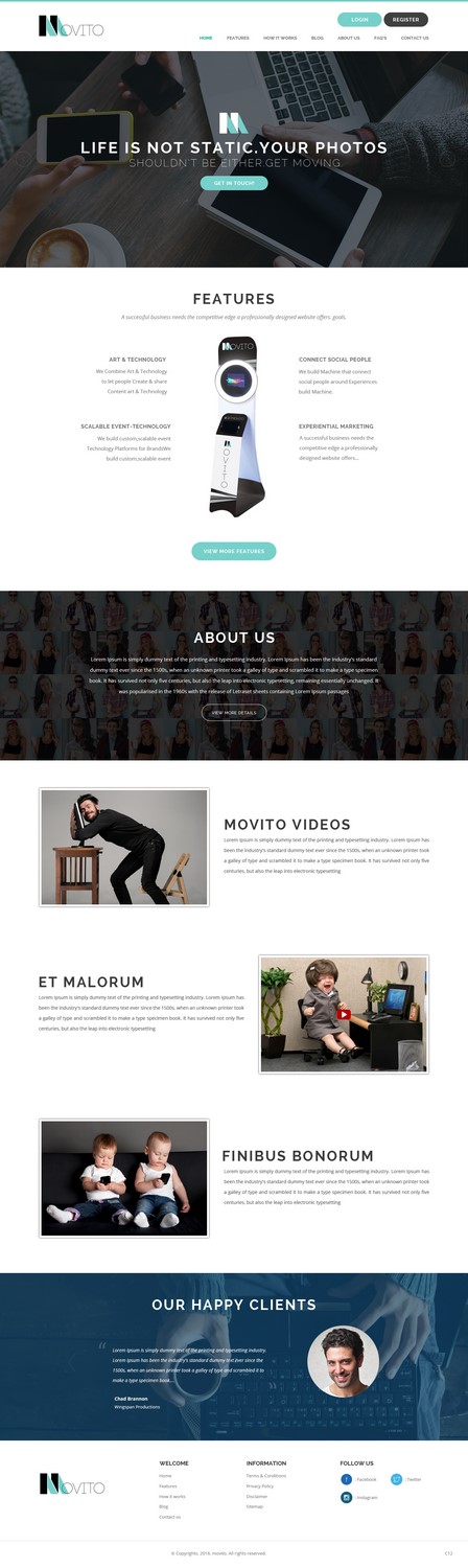 Web Design par pb pour Smile Lounge Photo Booth | Design #10525291