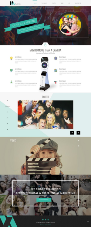 Web Design by pb for Smile Lounge Photo Booth | Design: #10525292