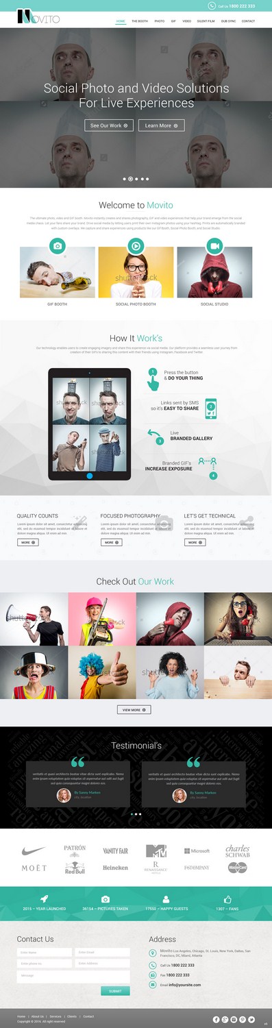 Web Design par pb pour Smile Lounge Photo Booth | Design #10530895