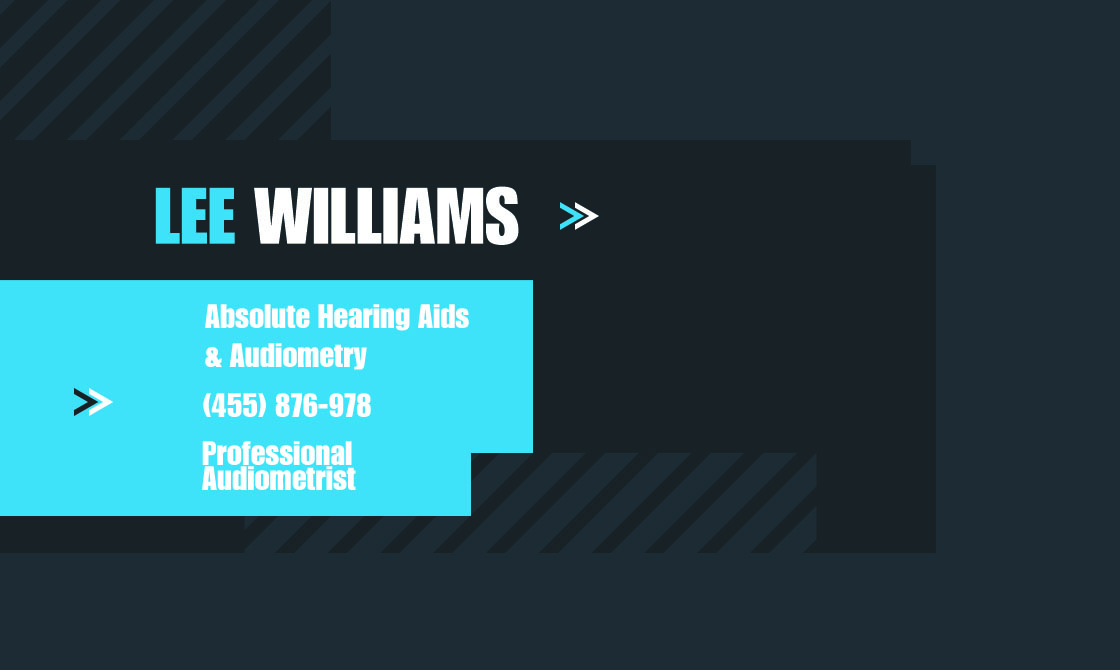 Diseño de Tarjeta de Presentación por David Novosardian para Absolute Hearing Aids & Audiometry | Diseño #2210911
