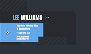 Diseño de Tarjeta de Presentación por David Novosardian para Absolute Hearing Aids & Audiometry | Diseño #2210911