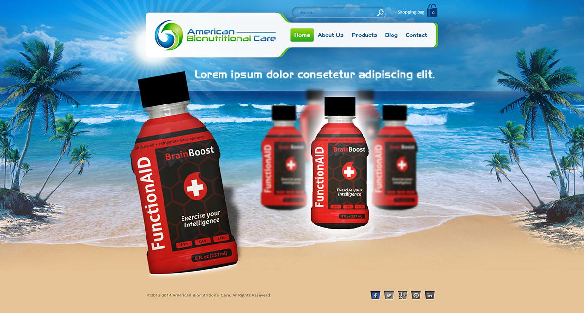 Diseño Web por Creative Usha para American Bionutritional Care, LLC | Diseño #2822477