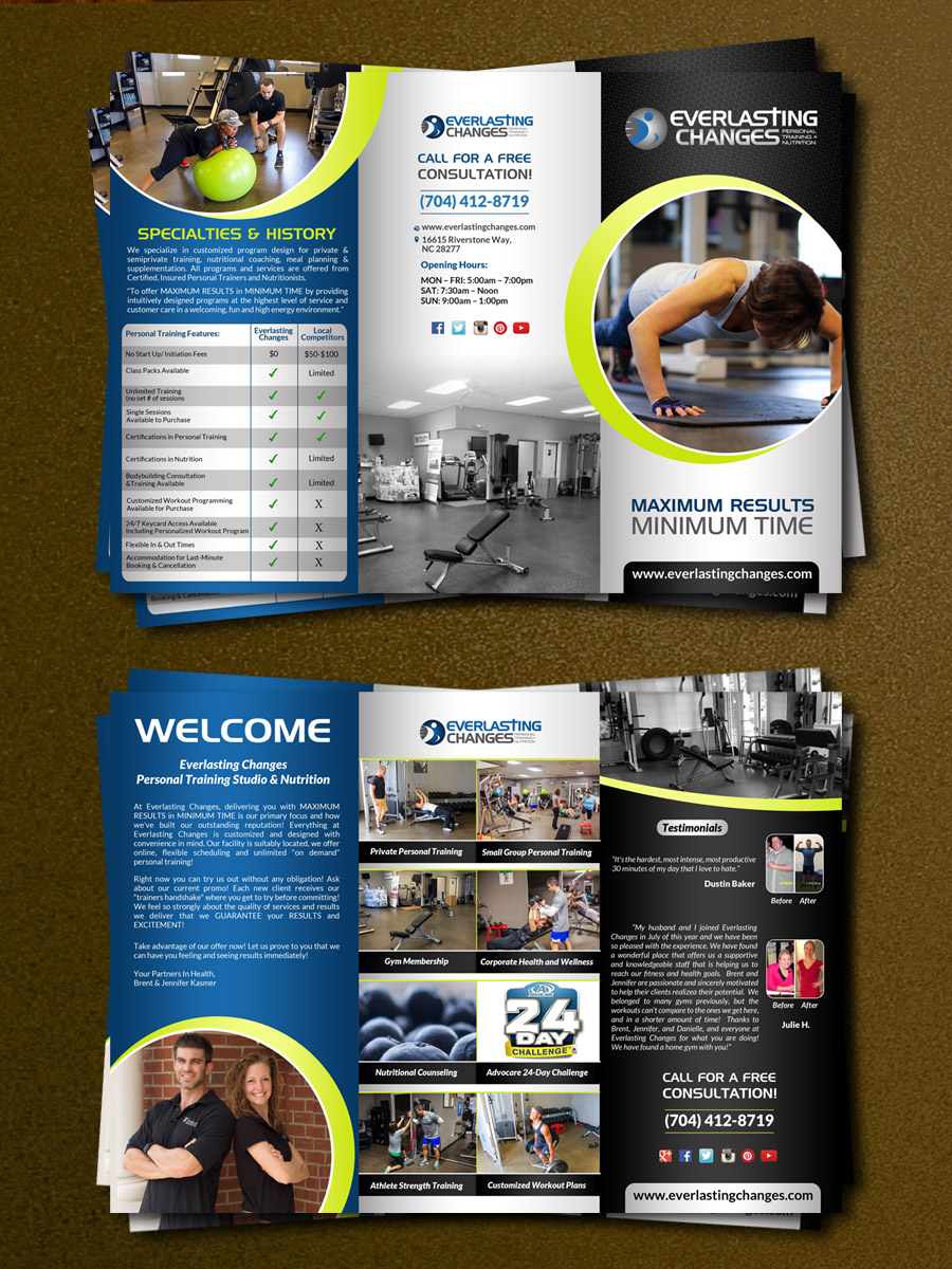 Brochure Design by creative.bugs for Everlasting Changes | Design #10809403