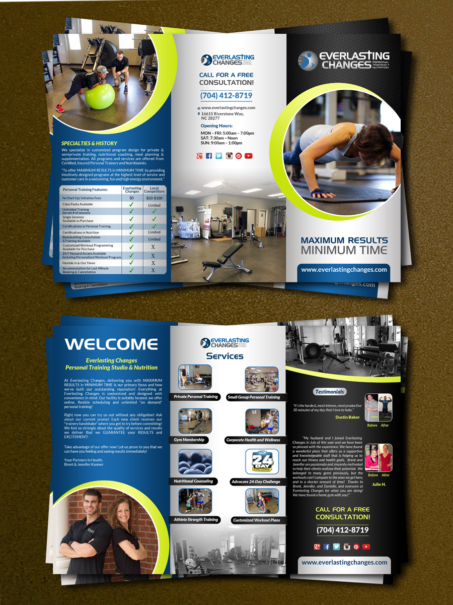 Brochure Design by creative.bugs for Everlasting Changes | Design #11053397