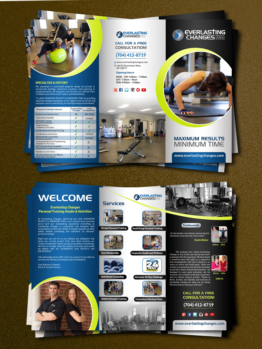 Brochure Design by creative.bugs for Everlasting Changes | Design #11058621
