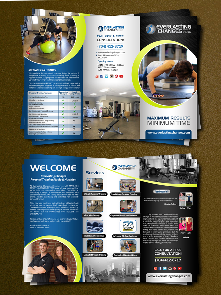 Brochure Design by creative.bugs for Everlasting Changes | Design #11070701