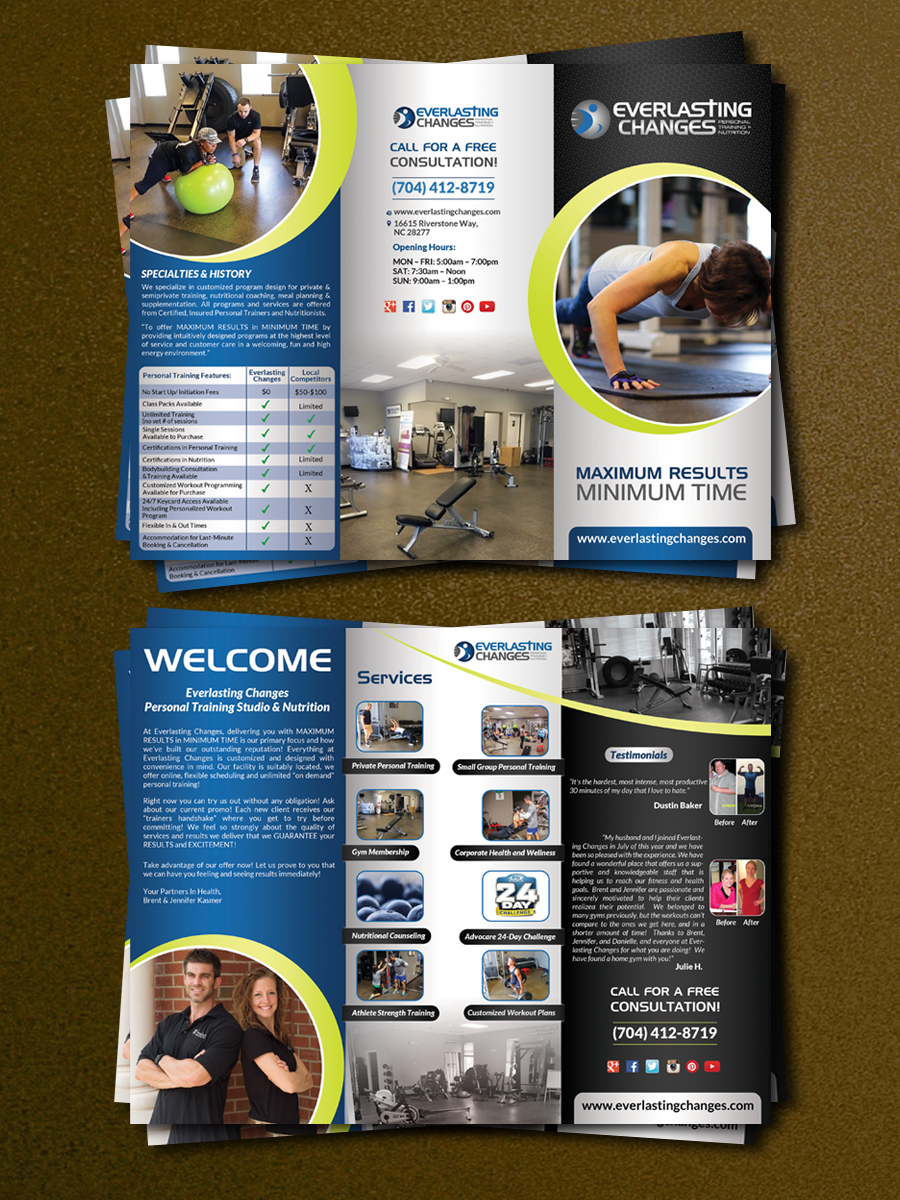 Brochure Design by creative.bugs for Everlasting Changes | Design #11092690