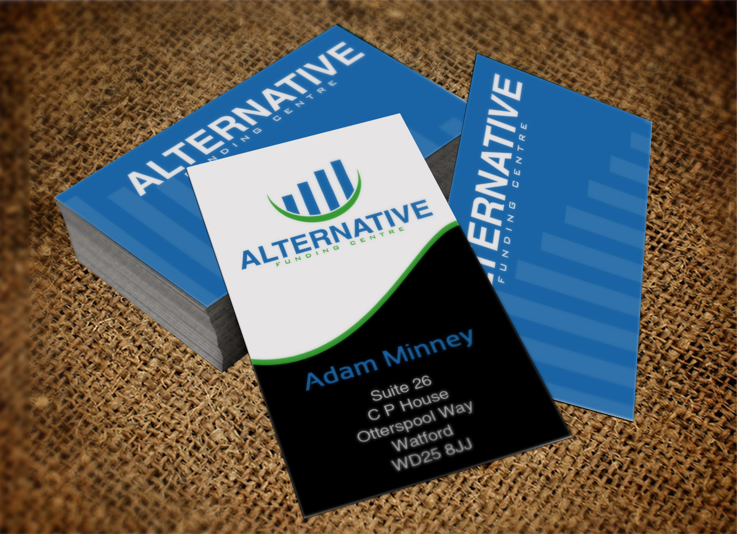 Diseño de Tarjeta de Presentación por Lanka Ama para Alternative Funding Centre | Diseño #10518612