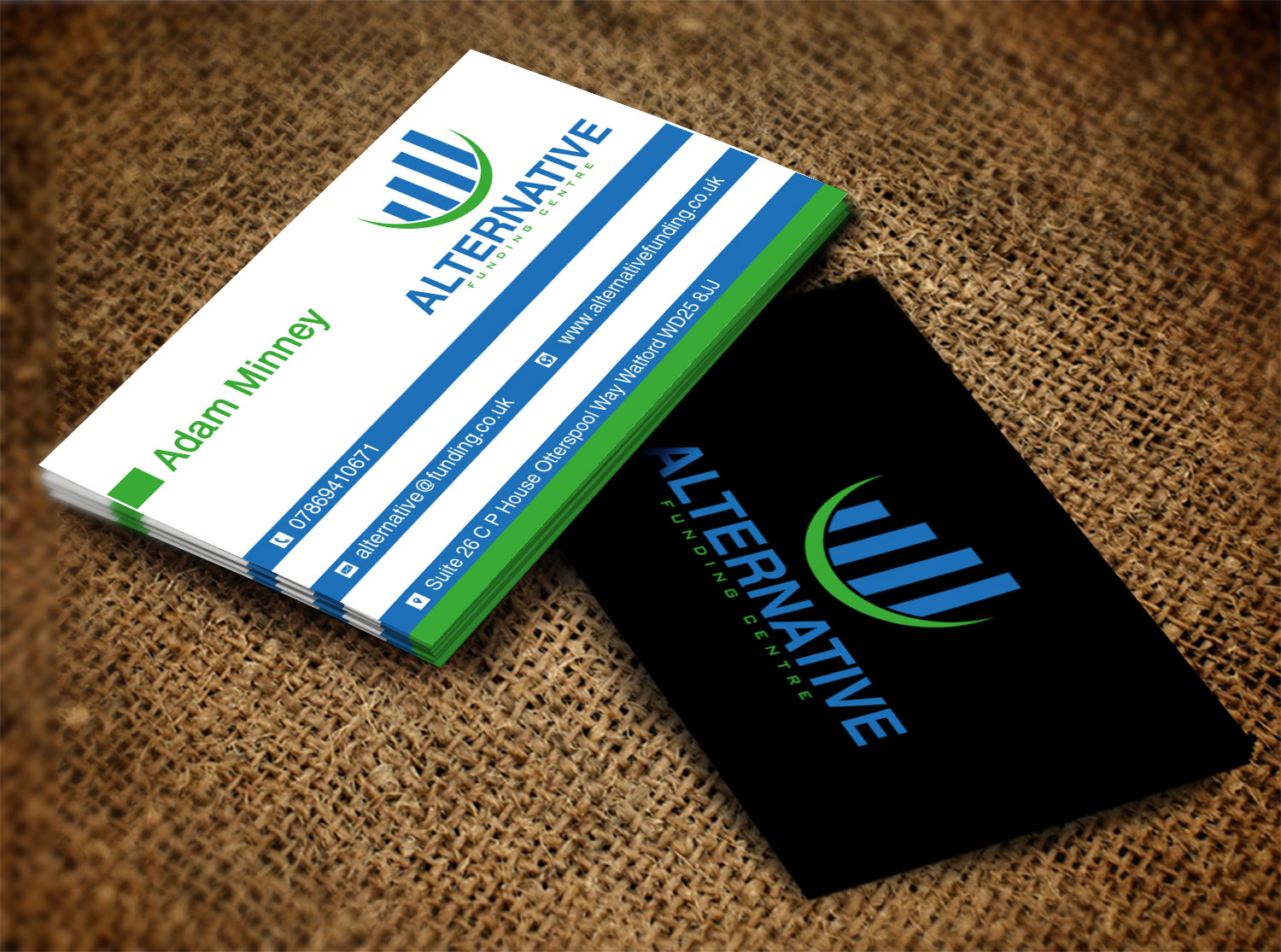 Business Card Design by Lanka Ama for Alternative Funding Centre | Design #10518614