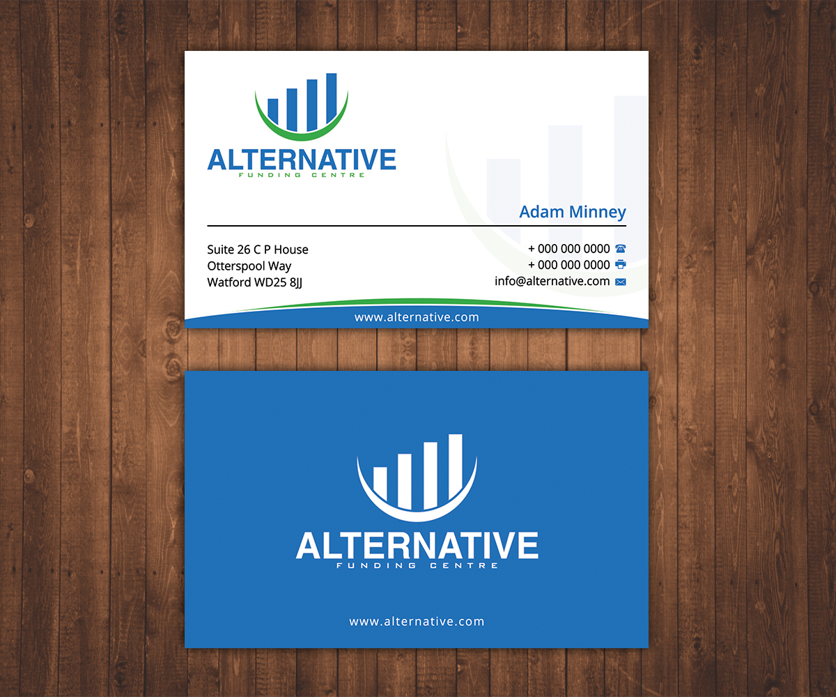 Business Card Design by Stylez Designz for Alternative Funding Centre | Design #10535672