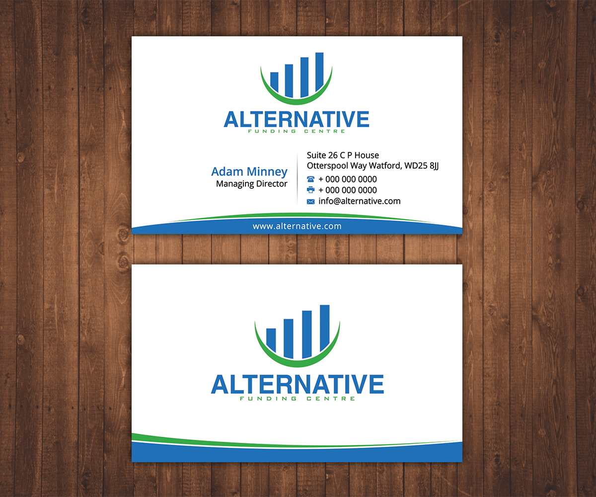 Visitenkarten-Design von Stylez Designz für Alternative Funding Centre | Design #10535676