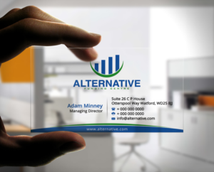 Business Card Design by Stylez Designz for Alternative Funding Centre | Design: #10535678