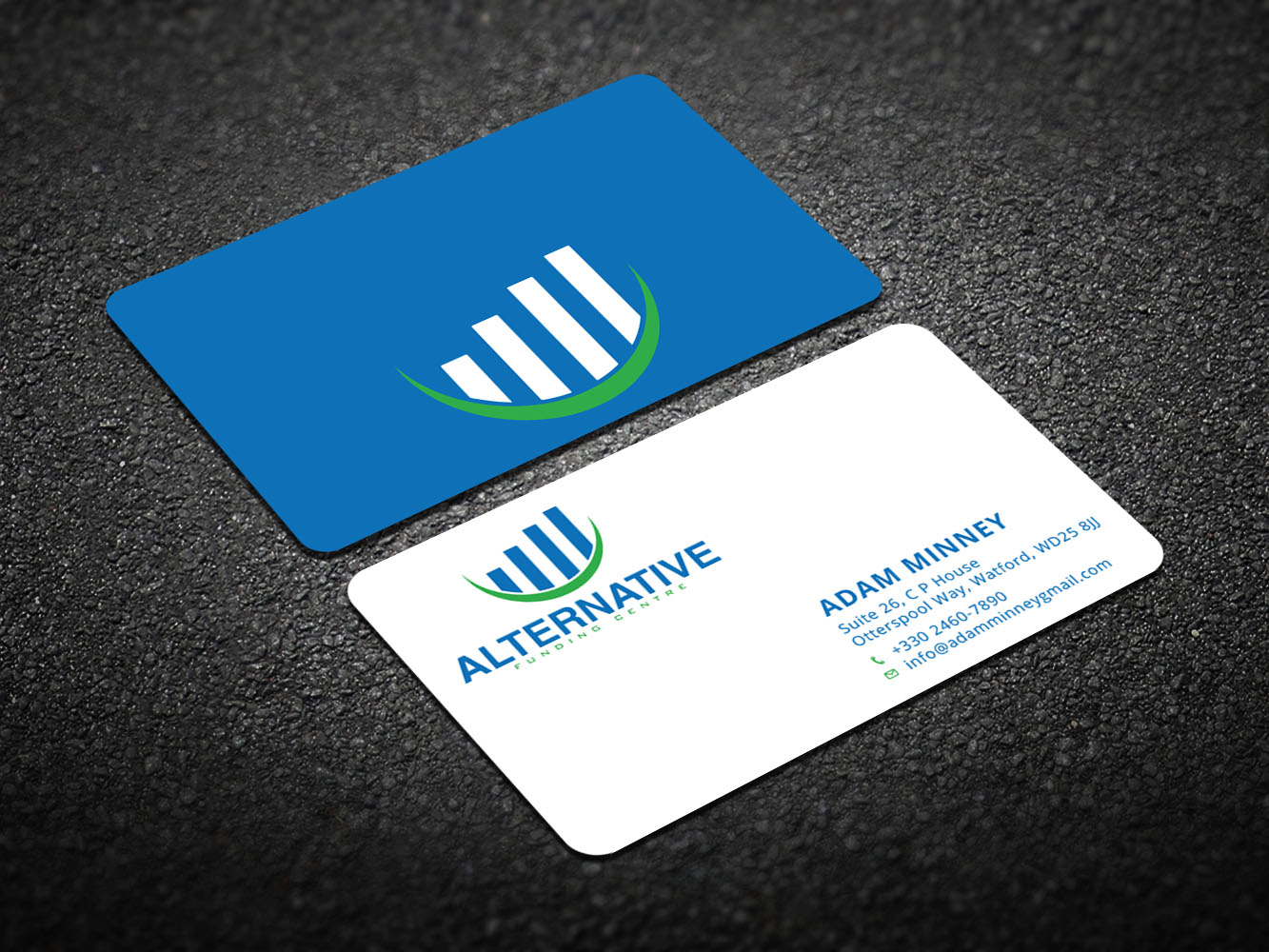 Visitenkarten-Design von Verified artistry für Alternative Funding Centre | Design #10523832