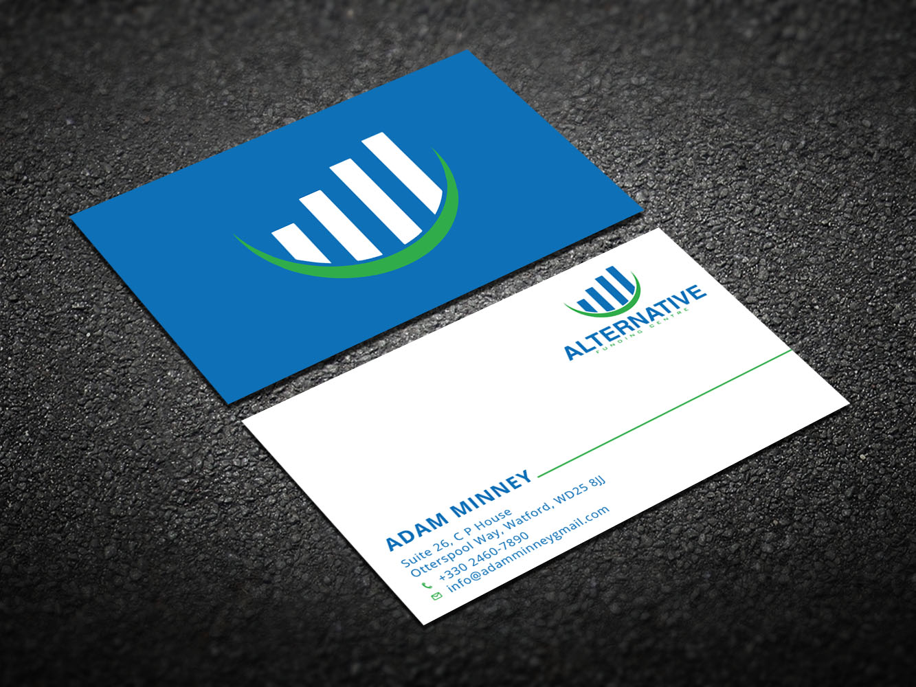 Diseño de Tarjeta de Presentación por Verified artistry para Alternative Funding Centre | Diseño #10523835