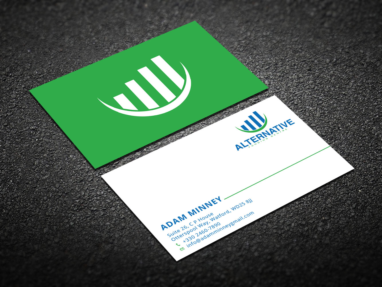 Visitenkarten-Design von Verified artistry für Alternative Funding Centre | Design #10523836