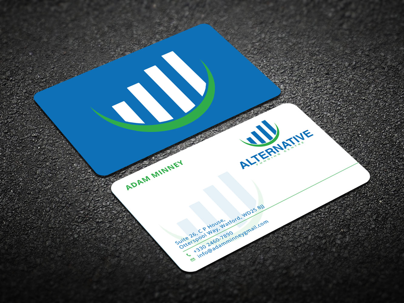 Visitenkarten-Design von Verified artistry für Alternative Funding Centre | Design #10523839