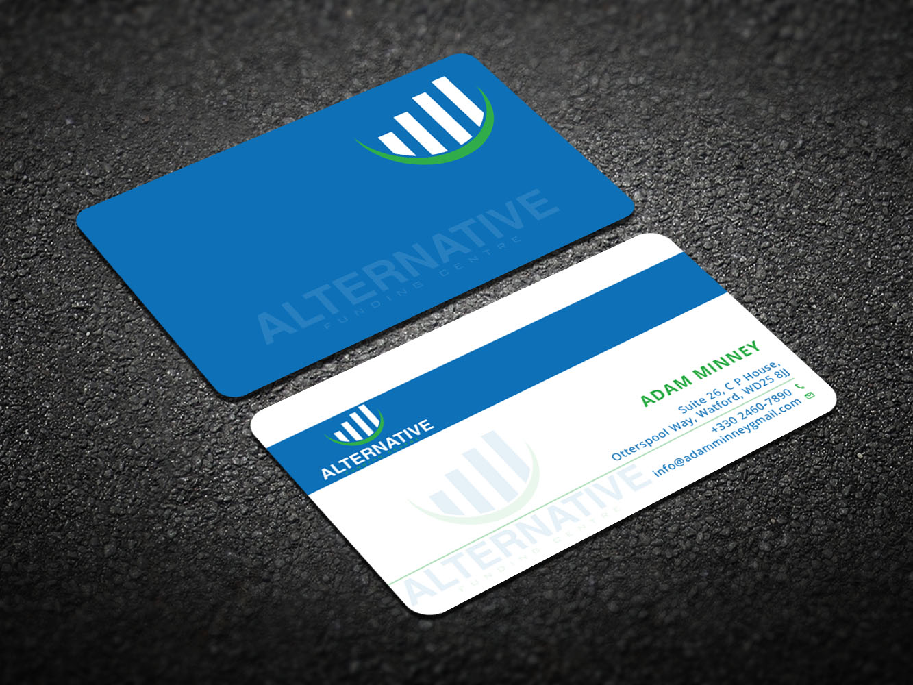 Visitenkarten-Design von Verified artistry für Alternative Funding Centre | Design #10523843