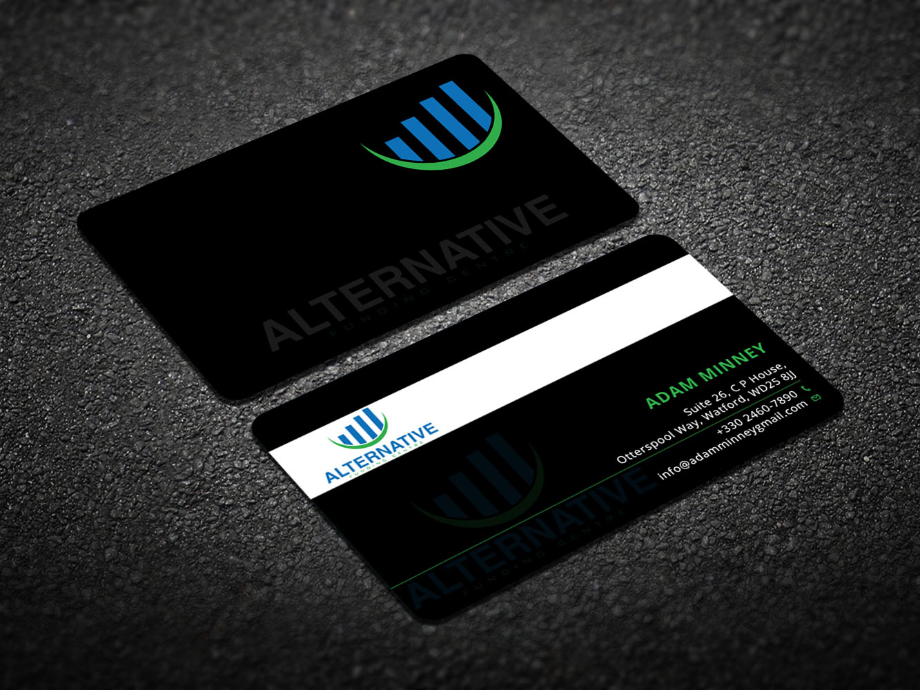 Diseño de Tarjeta de Presentación por Verified artistry para Alternative Funding Centre | Diseño #10523845