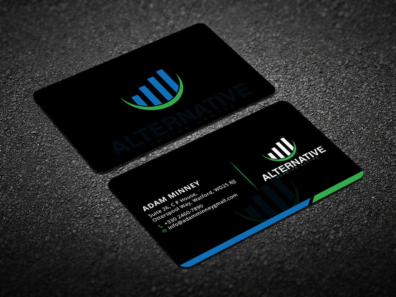 Business Card Design by Verified artistry (Design garden) for Alternative Funding Centre | Design #10523847